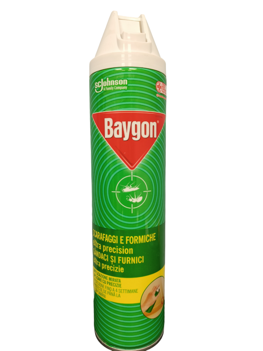 BAYGON - Scarafaggi E Formiche Extra Precision - Insetticida 400 Ml
