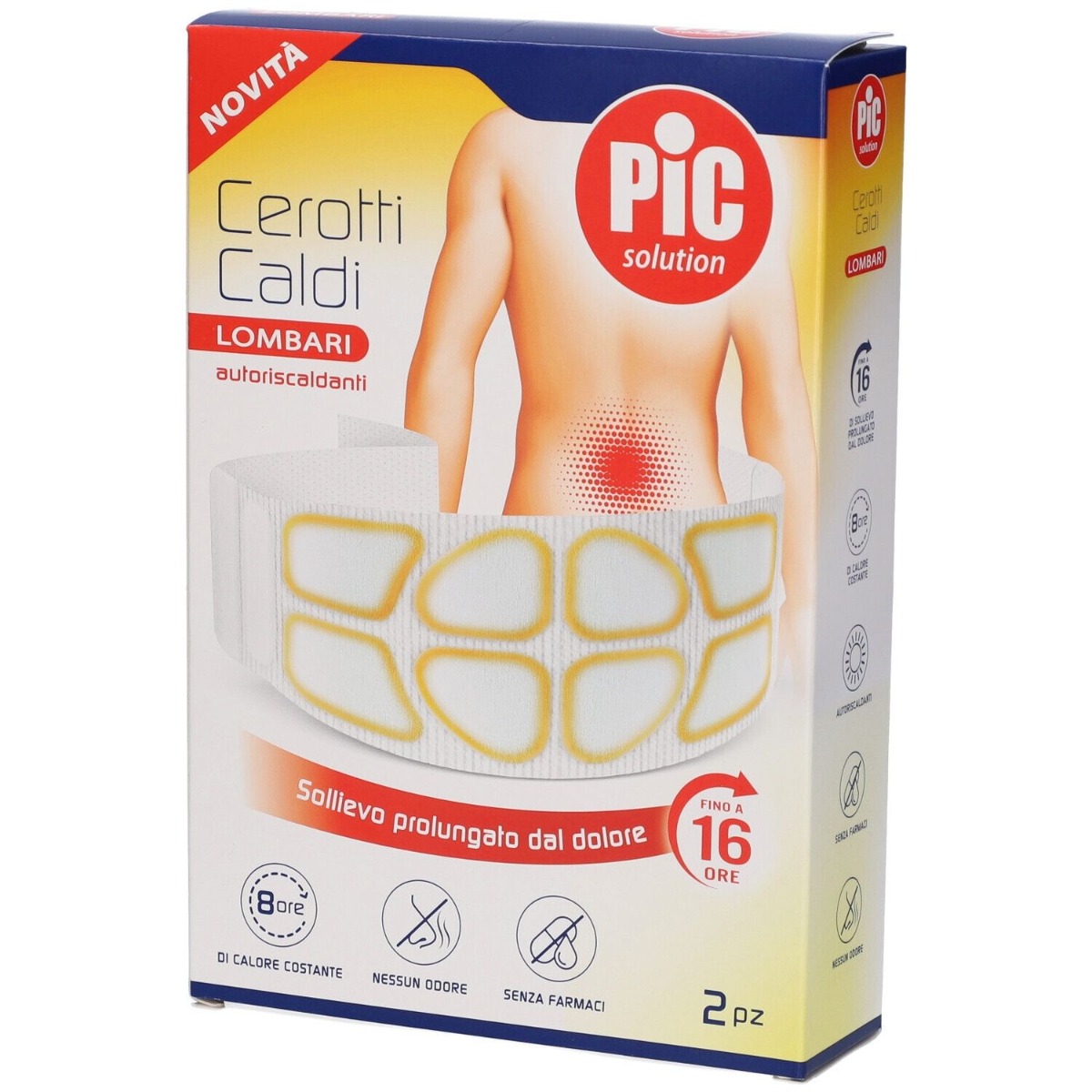 Theras Consumer Health Srl Pic Cerotti Caldi Lombare 2 Pezzi