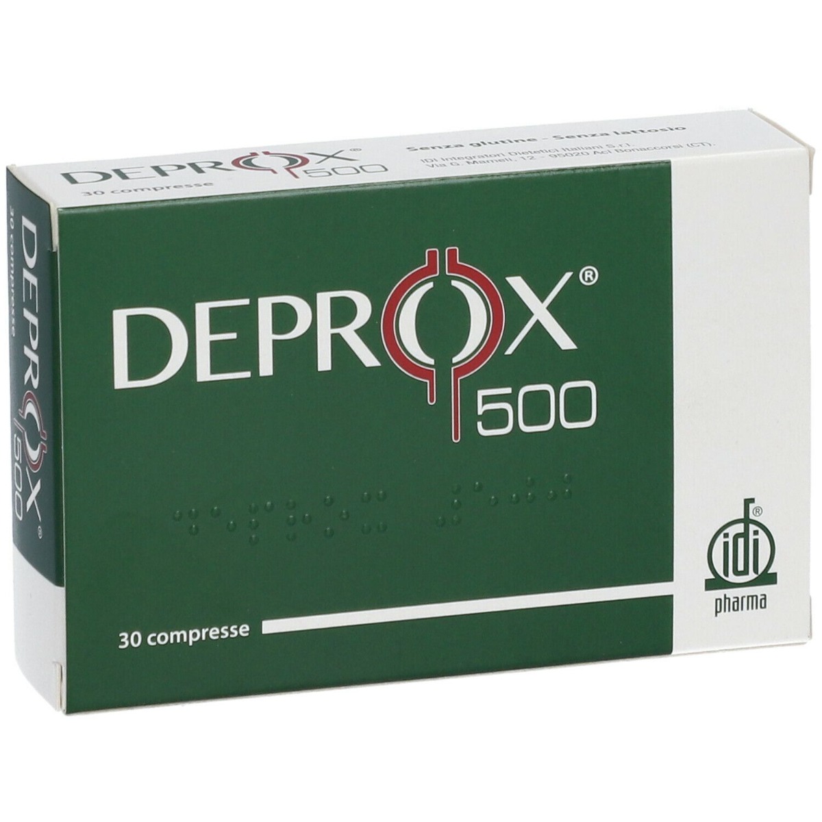 Idi Integratori Dietetici Italiani S.r.l. Deprox 500 Integratore Prostata 30 Compresse