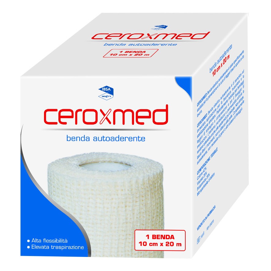 Ceroxmed Benda Elastica Autoaderente 10 cm x 20 m