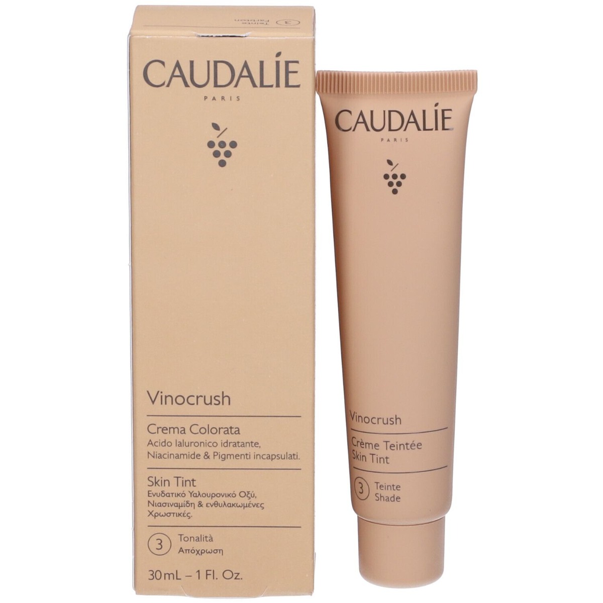 Caudalie Vinocrush Crema Colorata 30 ml Tonalità 3
