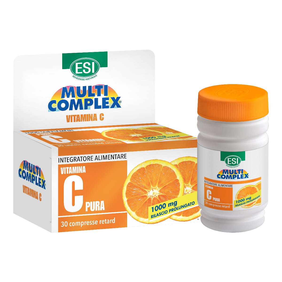 Esi Vitamina C Pura Retard Integratore Sistema Immunitario 30 Compresse