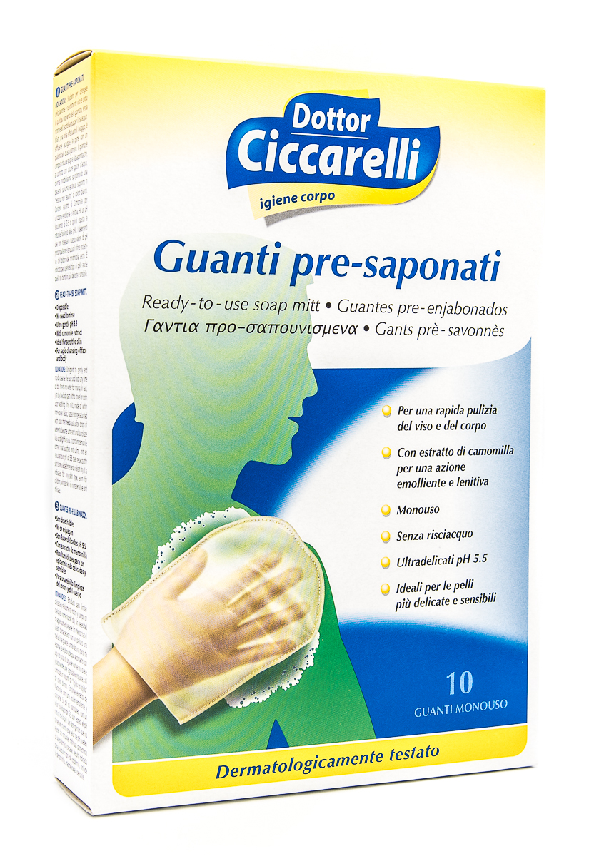 Ciccarelli Guanti Pre-Saponati 10 Pezzi