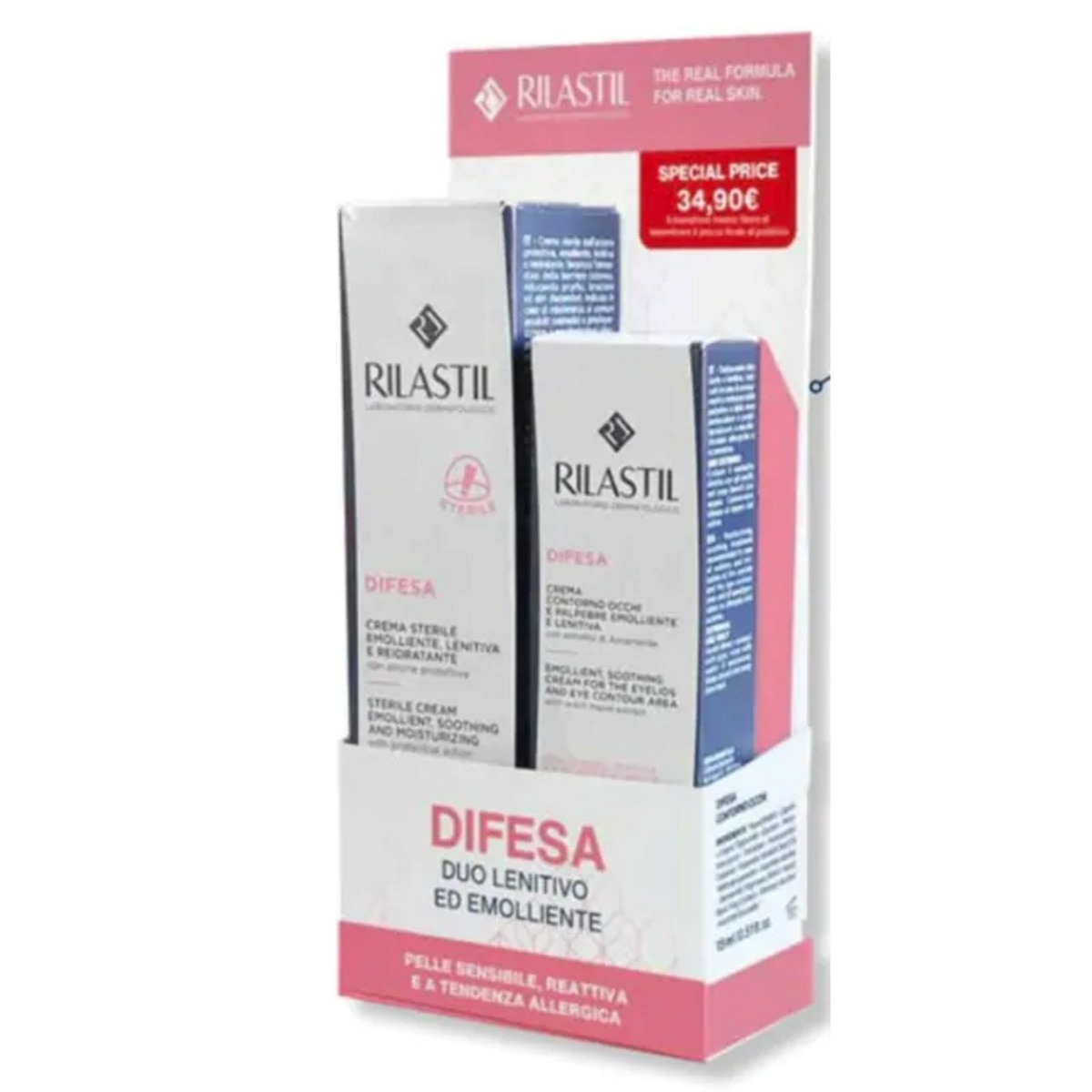 Rilastil Difesa Cofanetto 1 Crema 50 Ml + 1 Contorno Occhi 15 Ml