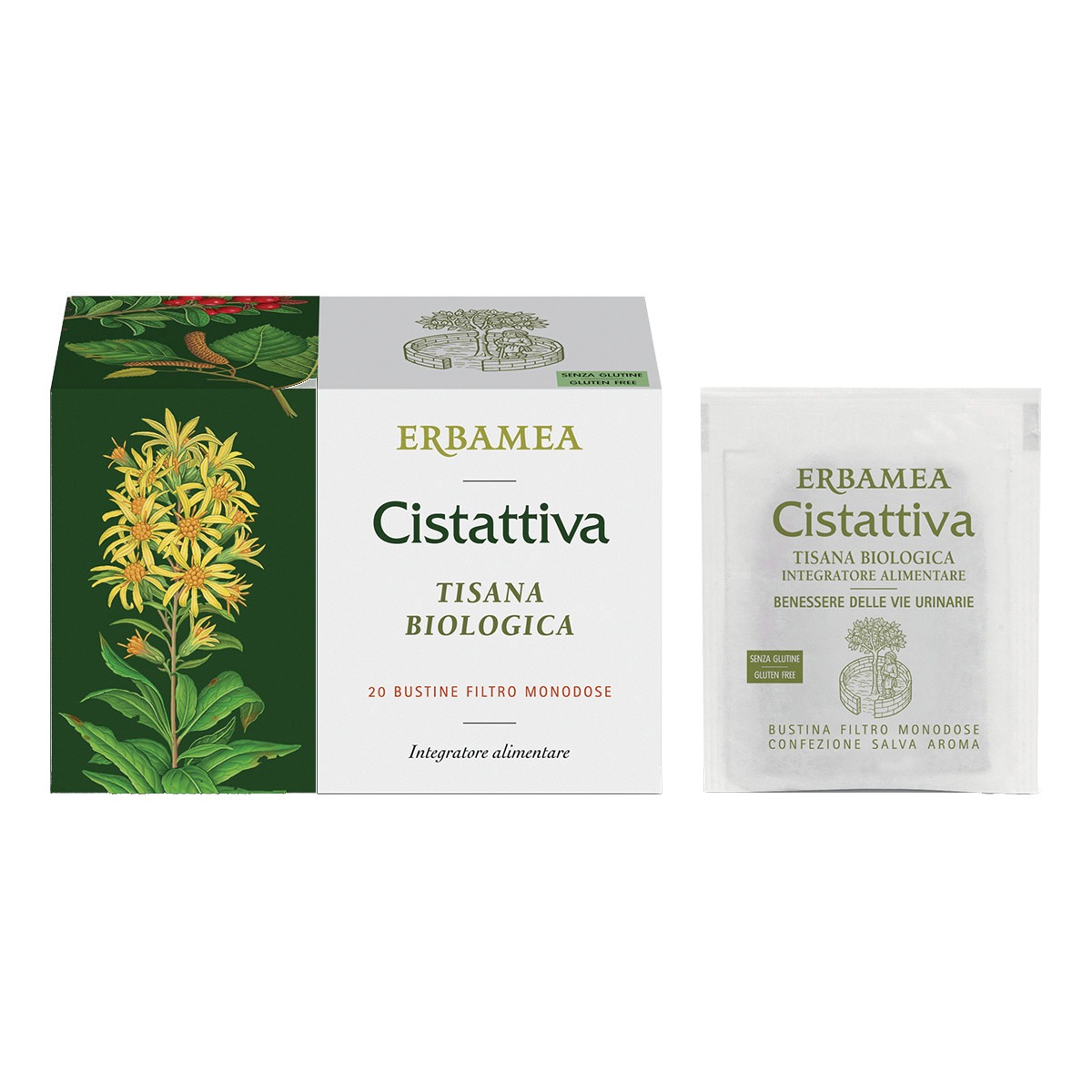 Erbamea Cistattiva Tisana 20 Bustine