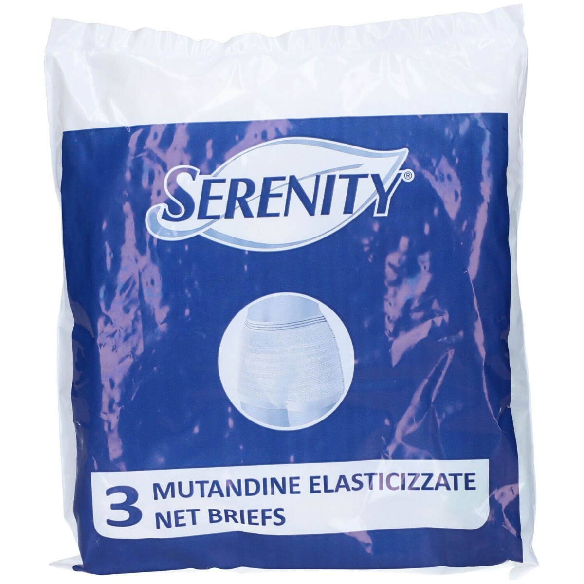 Serenity Mutandina Elastica A Rete Per Pannoloni Taglia XL 3 Pezzi