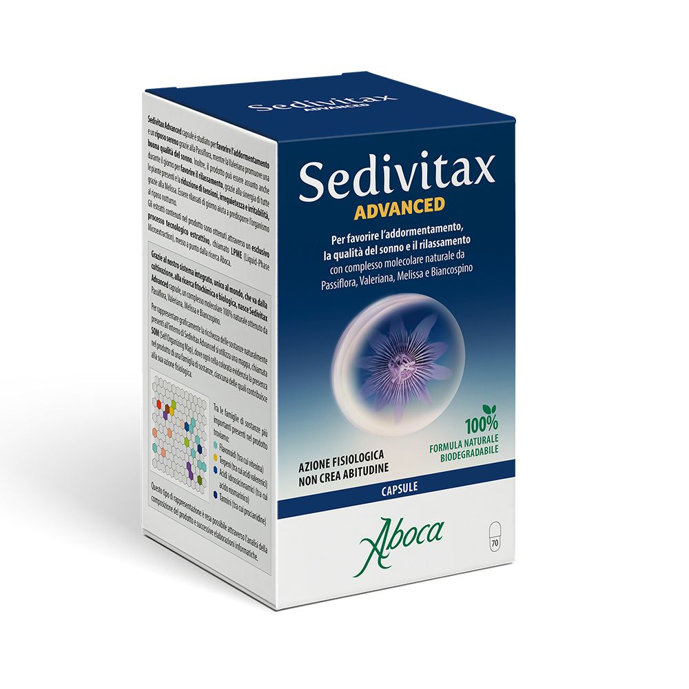 Sedivitax Advanced Integratore per il Sonno 70 Capsule
