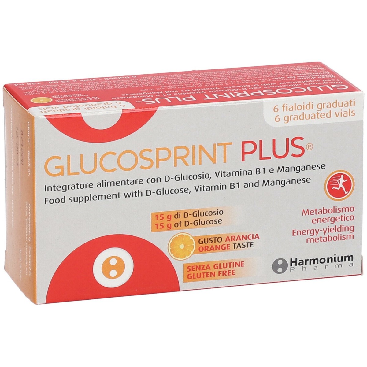 Glucosprint Plus Arancia 6 Fiale