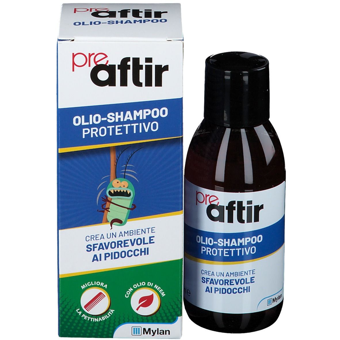 PreAftir Olio Shampoo Antiparassitario Preventivo 150 ml