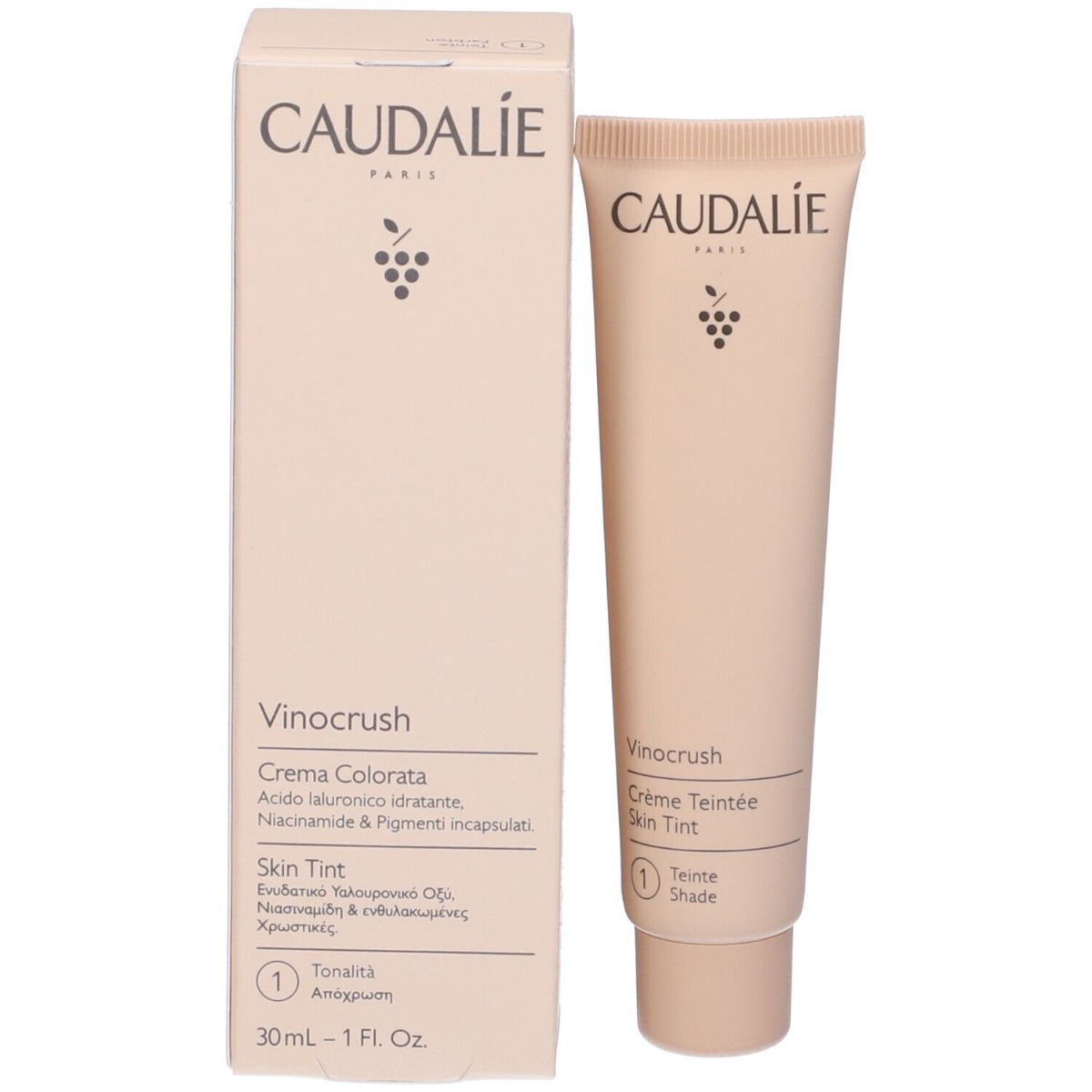 Caudalie Vinocrush Crema Colorata 30 ml Tonalità 1