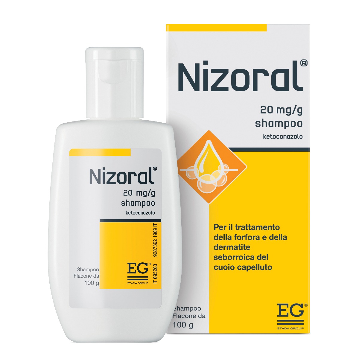 Nizoral Shampoo Flacone da 100 g 20mg/g 2%