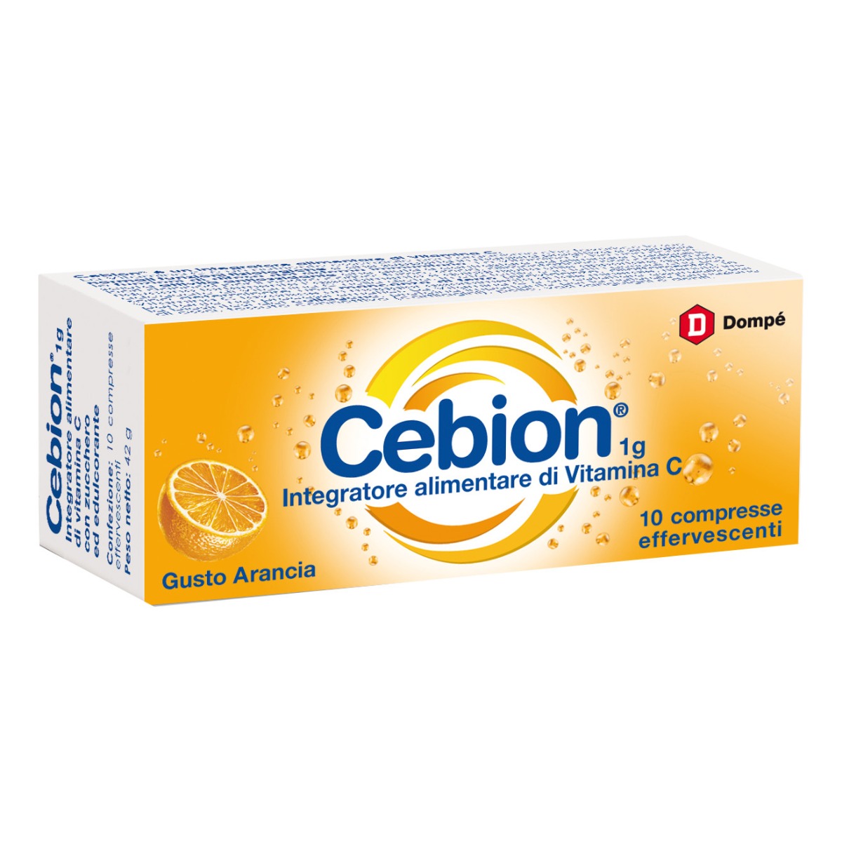 Cebion Effervescente Vitamina C Cebion Effervescente Vit C Arancia 10 Compresse Effervescenti