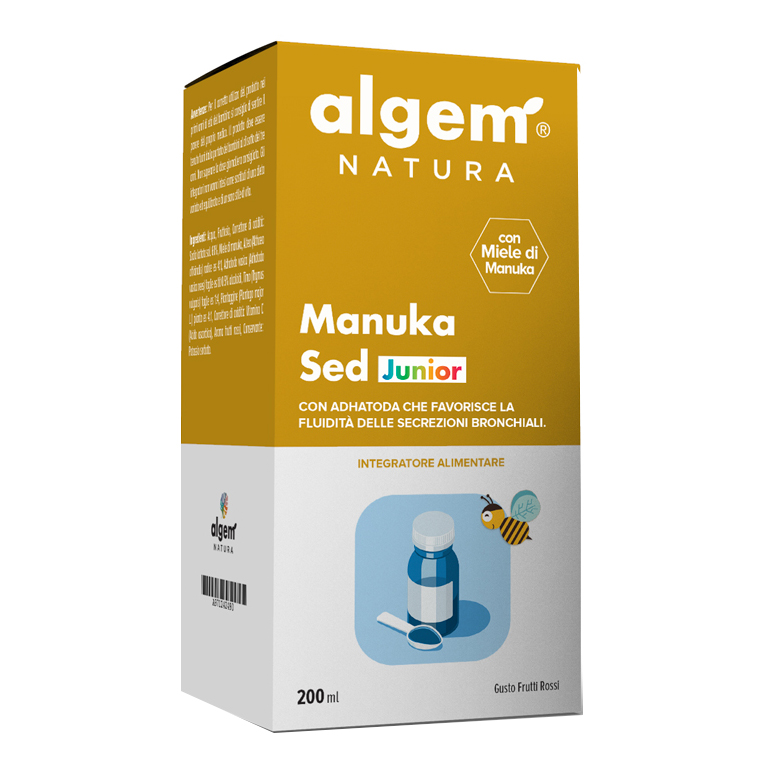 Algem Manuka Sed Junior Tosse Secca E Grassa Integratore 200 ml