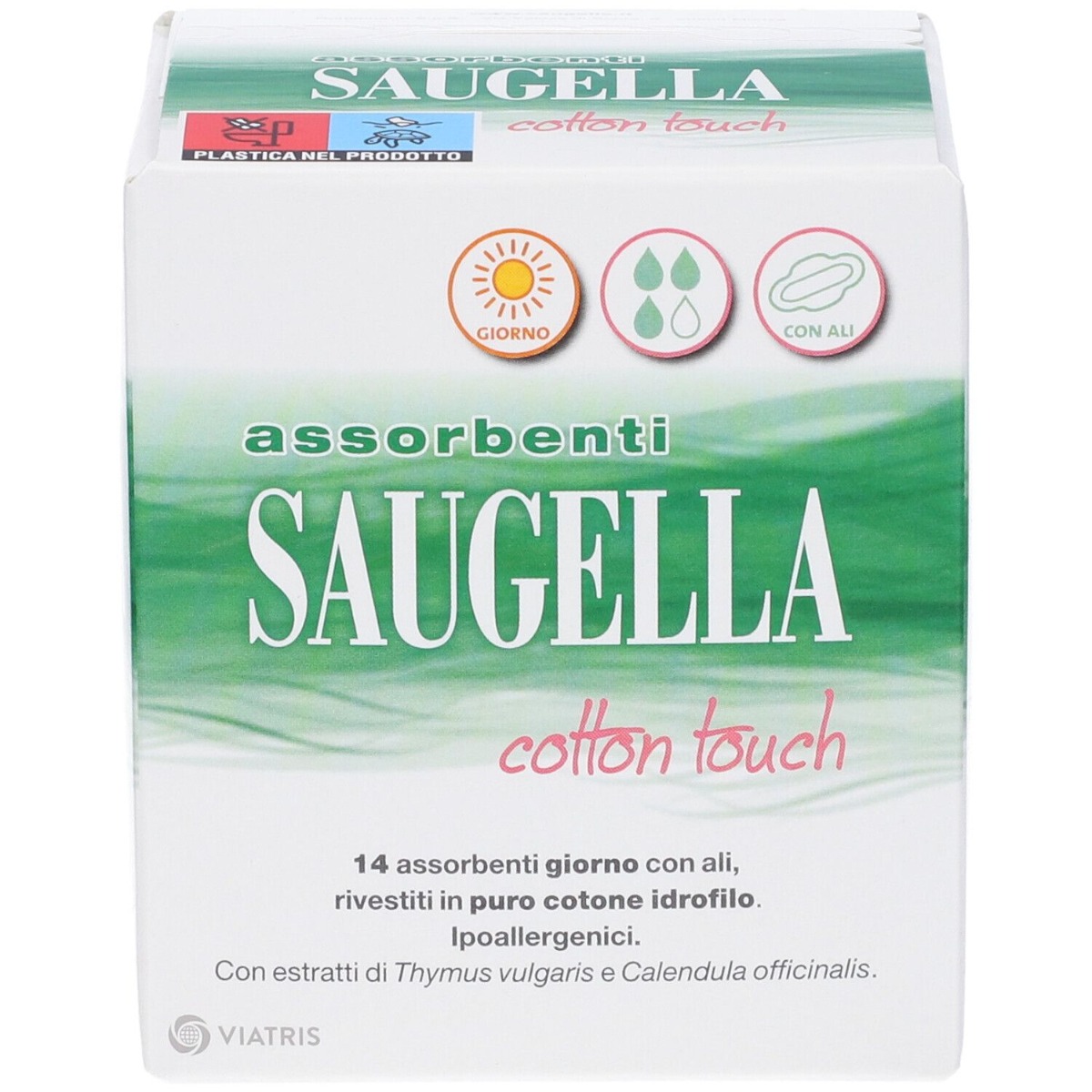 Saugella Cotton Touch Assorbenti Giorno 14 Pezzi
