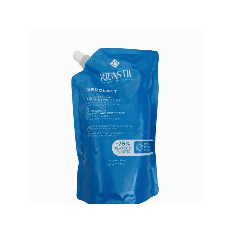 Rilastil Xerolact Gel Detergente Delicato Eco-Ricarica 750ml