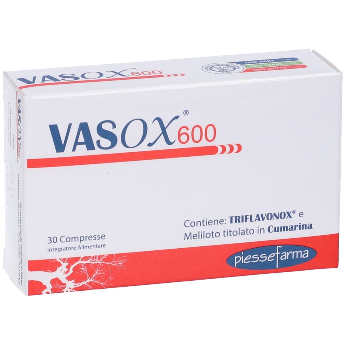 Vasox 600 Integratore Per Il Microcircolo 30 Compresse