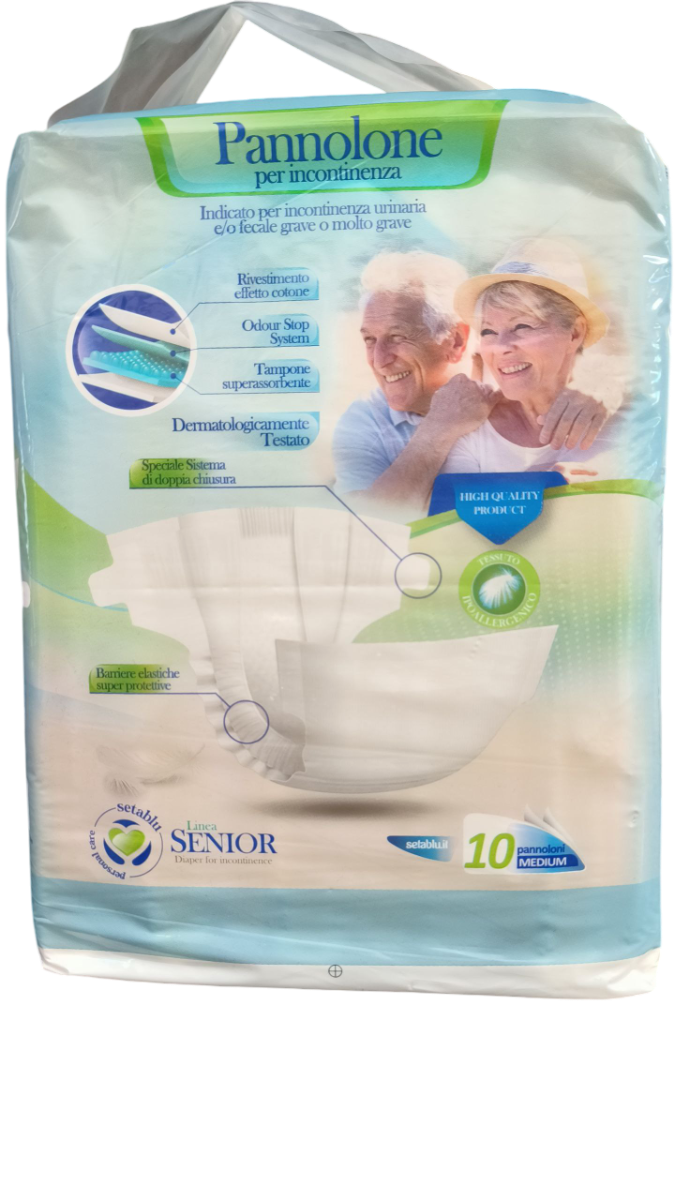 Setablu Pannolone Per Incontinenza Taglia Medium 10 Pezzi