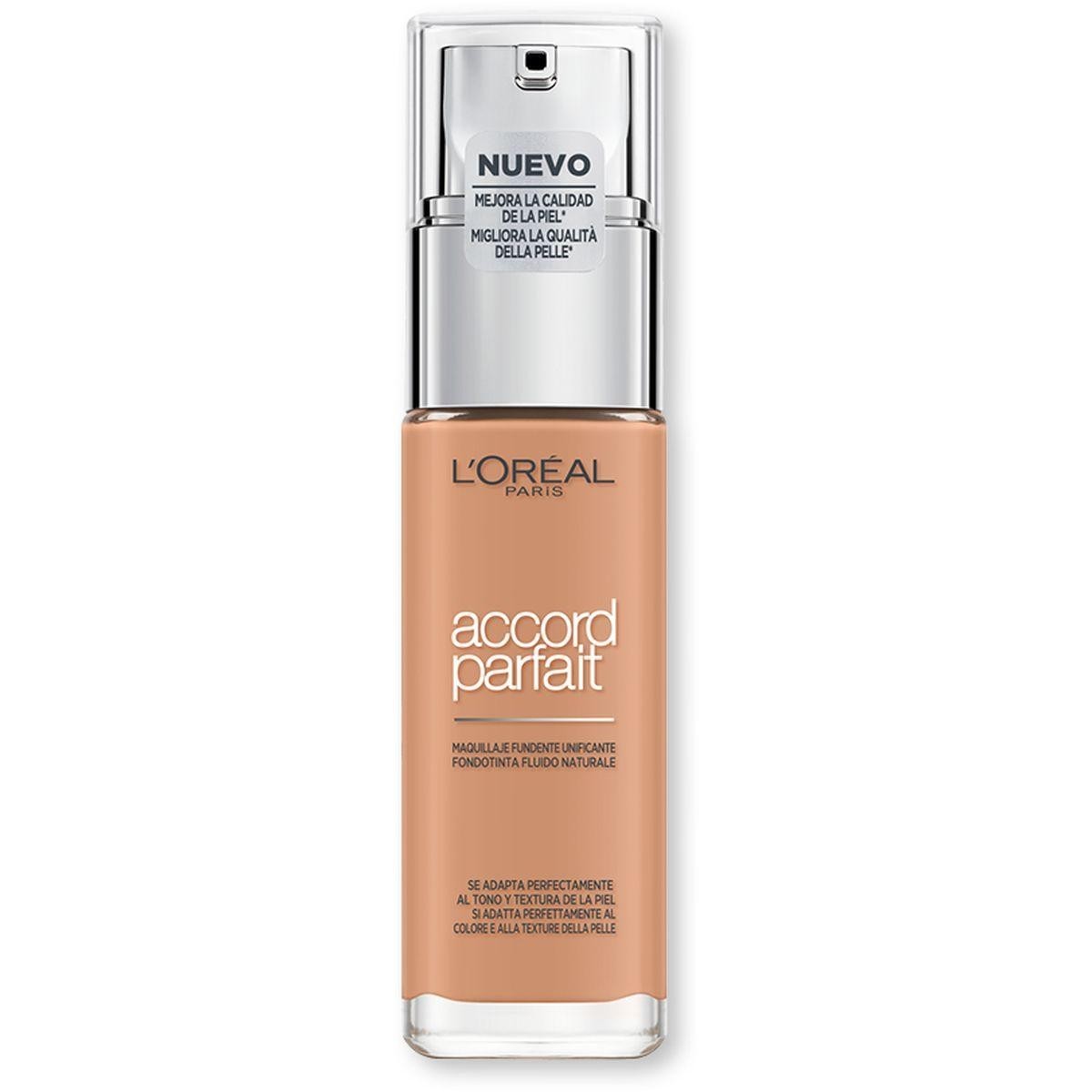 L'oreal Italia Spa Div. Cpd L’oreal Paris - Accord Parfait Fond De Teint Fondotinta Fluido 7R/7C Ambre Rosè