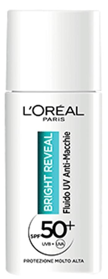 L'oreal paris bright reveal fluido uv anti macchie spf50+ 50 ml