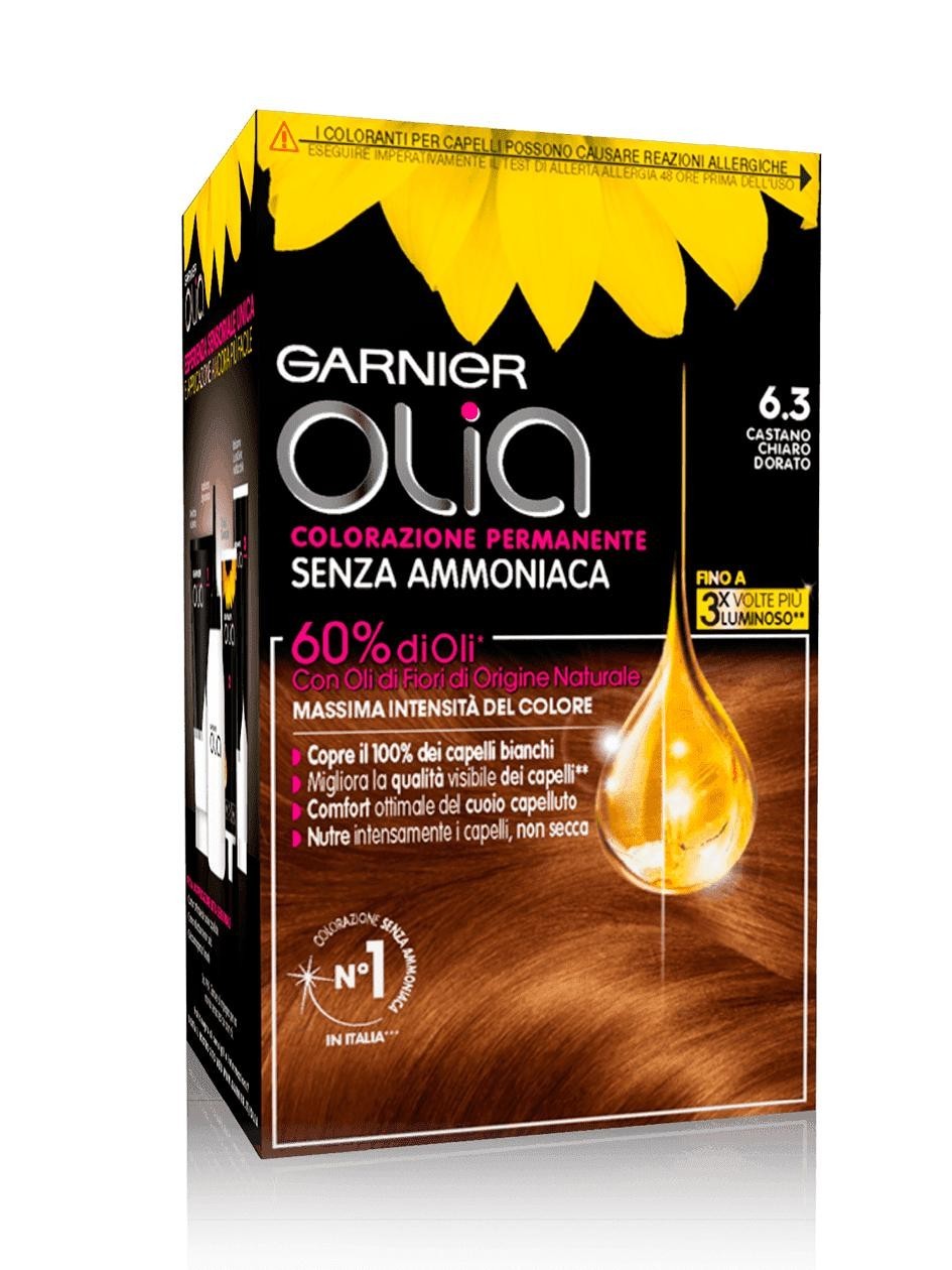 GARNIER - Olia - Tintura per capelli n. 6.3 Castano chiaro dorato