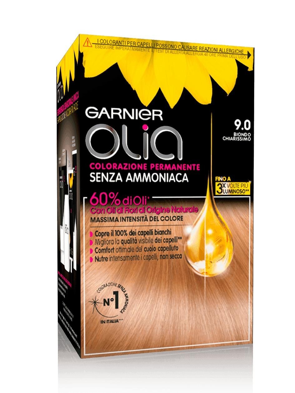 GARNIER - Olia - Colorazione Permanente Senza Ammoniaca N. 9.0 Biondo chiarissimo