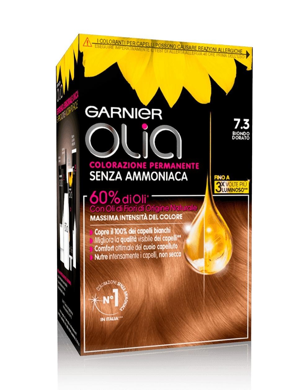 GARNIER - Olia - Colorazione Permanente Senza Ammoniaca N. 7.3 biondo dorato