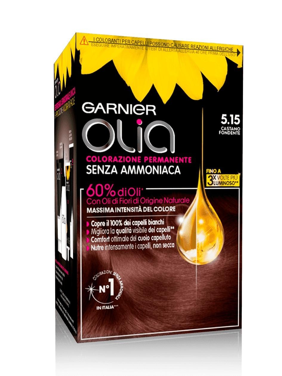 Olia - Tintura per capelli n. 5.15 Castano Fondente