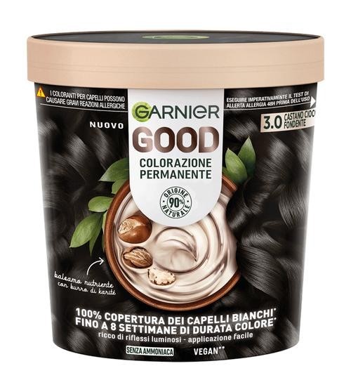 GARNIER - Good - Colorazione permanente senza ammoniaca n.3.0 Castano Cioccolato Fondente