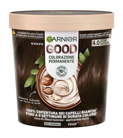 GARNIER - Good - Colorazione permanente senza ammoniaca n.4.0 Castano Cioccolato