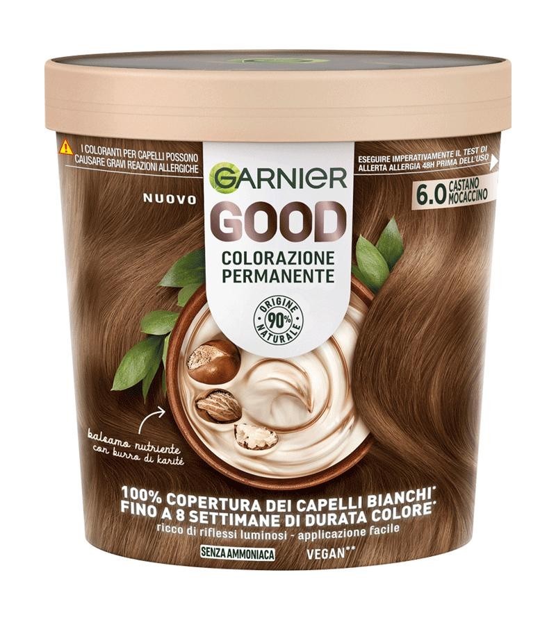 GARNIER - Good - Colorazione permanente senza ammoniaca n.6.0 Castano Mocaccino