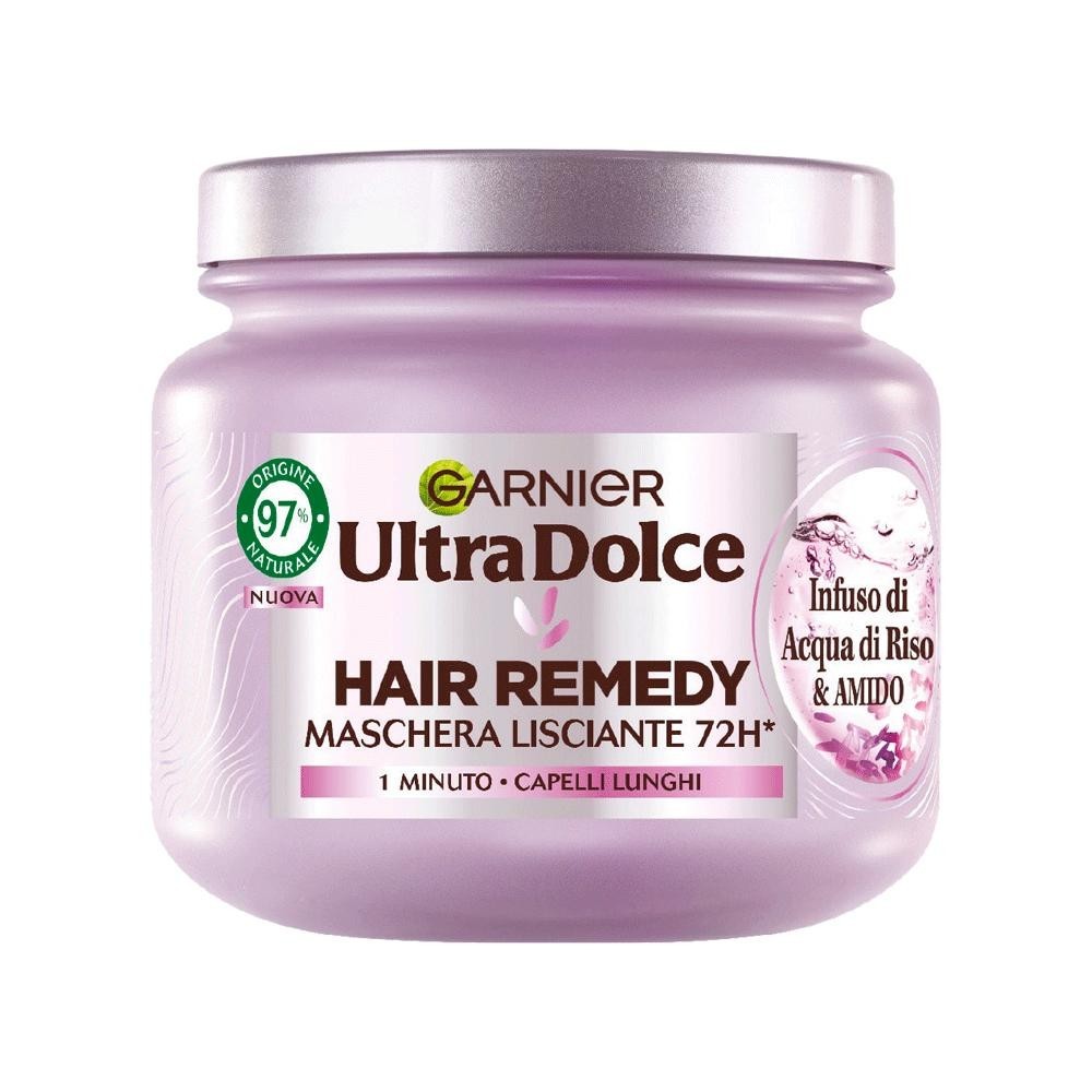 GARNIER - Ultra Dolce Acqua di Riso & Amido - Maschera lisciante 340 Ml