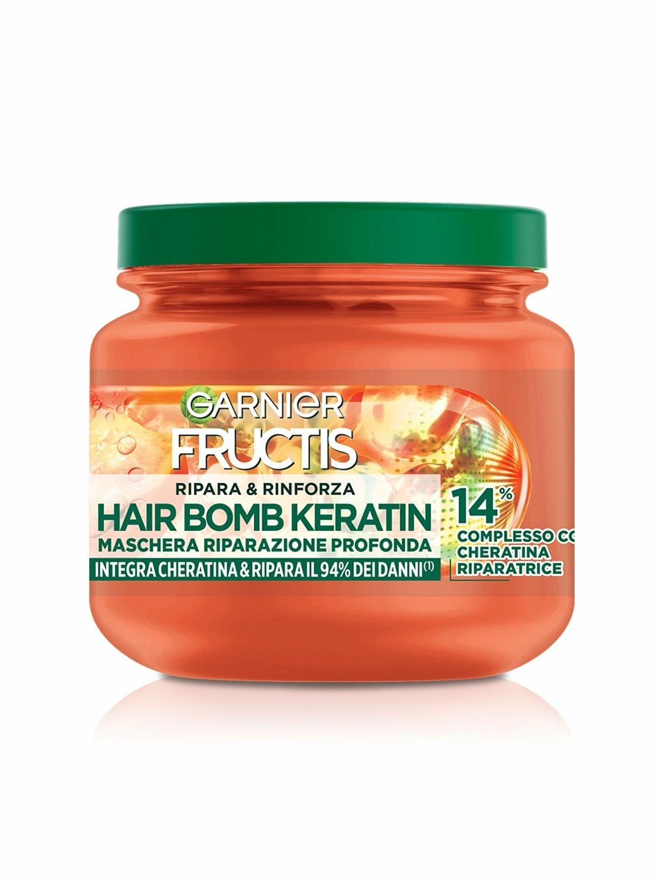 Fructis - Ripara&Rinforza Hair Bomb Keratin - Maschera riparazione profonda