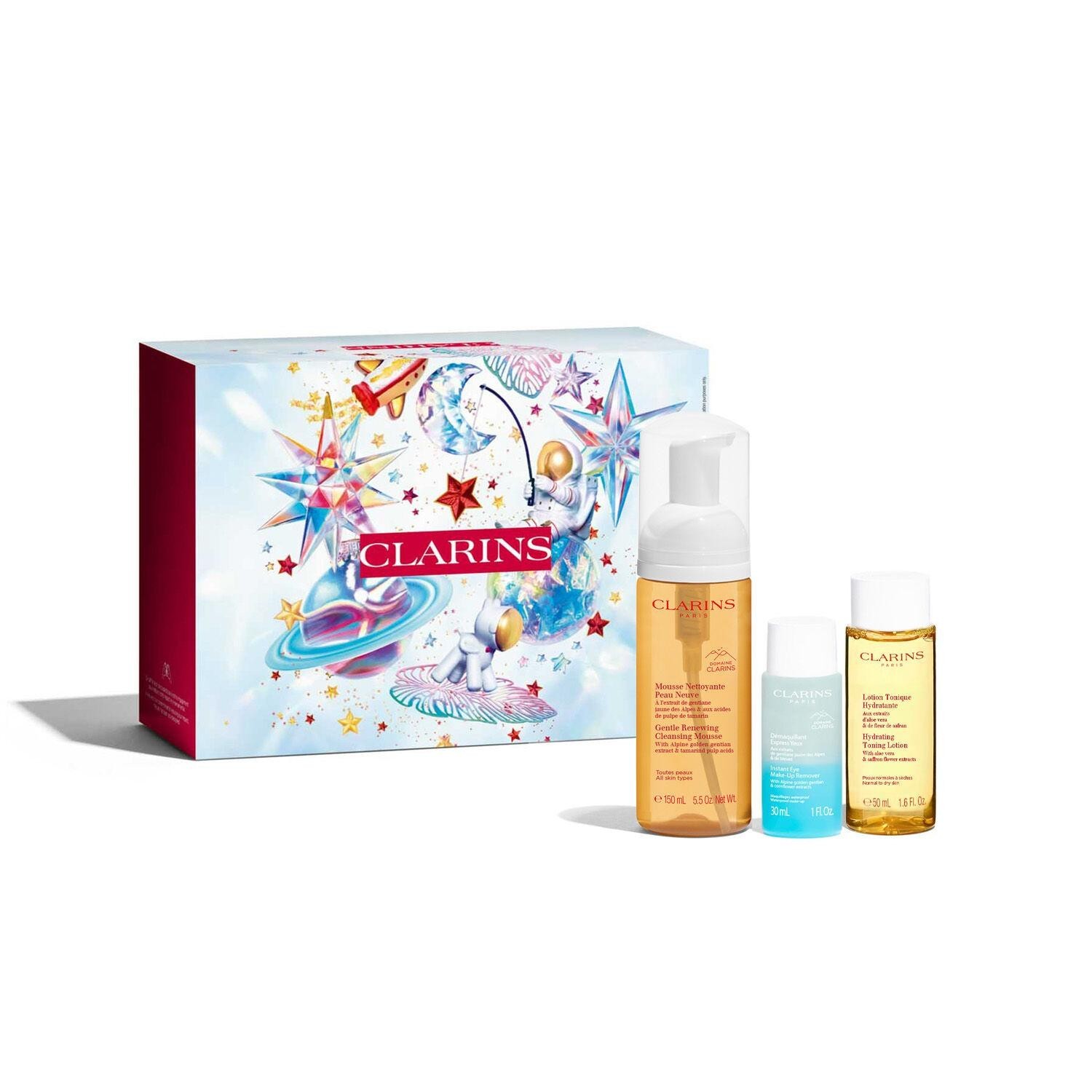 Vp cleansing mousse hly 24 1 mousse nettoyante 150 ml + 1 instant eye makeup remover 30 ml + 1 hydrating toning lotion 50 ml + 1 box standard local