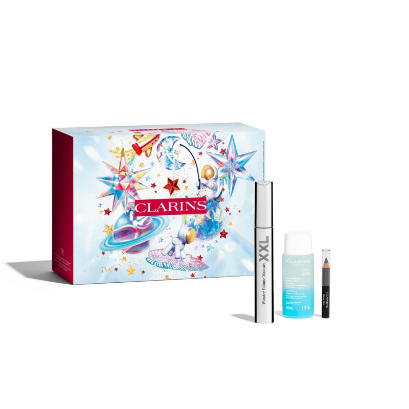 CLARINS - Cofanetto Sguardo E Ciglia XXL - Mascara + Matita Occhi + Struccante