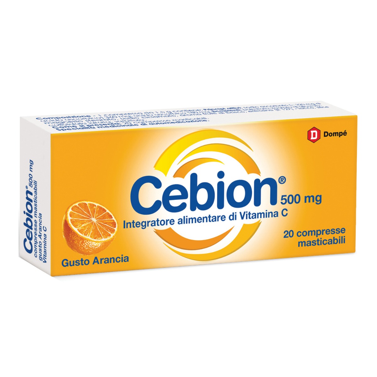 Cebion Arancia Integratore di Vitamina C 20 Compresse Masticabili
