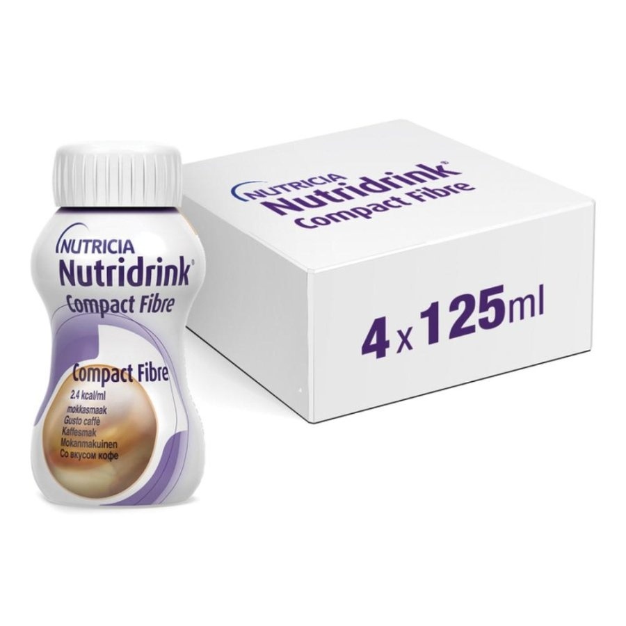 Nutridrink Nutricia Compact Fibre Caffè 4 X 125 Ml