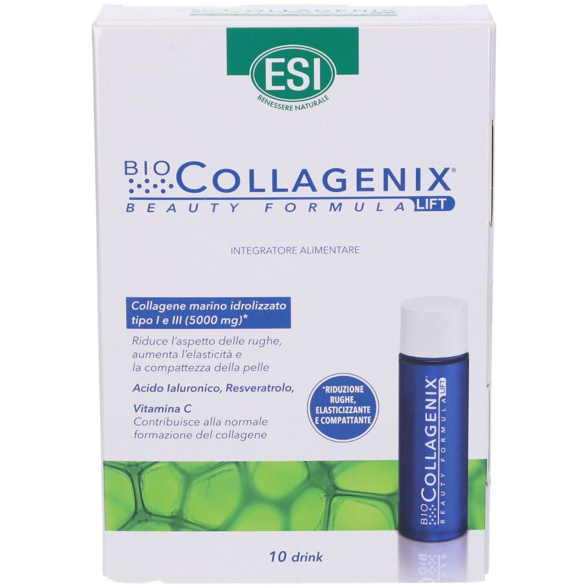 Esi Biocollagenix Integratore di Collagene 10 Drink