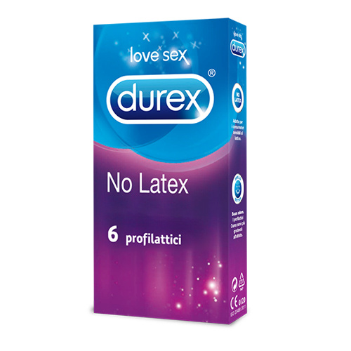 Durex No Latex Profilattico Non in Lattice 6 Pezzi