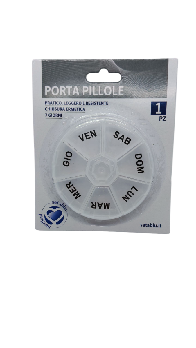 Setablu Portapillola Rotondo Premium 1 Pezzo