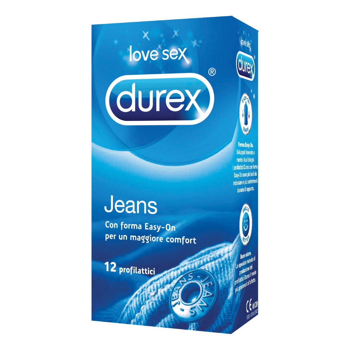 Durex Settebello Jeans Profilattici 12 Pezzi