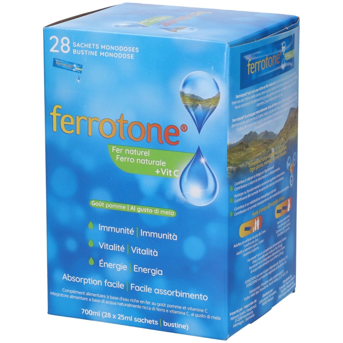 Schwabe Ferrotone Apple Vitamina C 28 Bustine