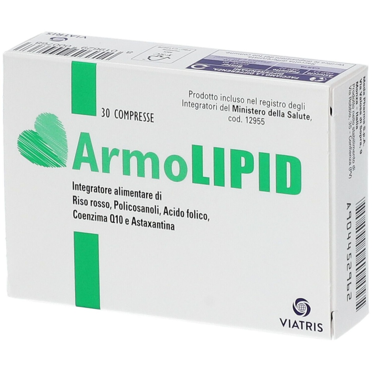 Armolipid 30 Compresse Integratore Per Il Colesterolo