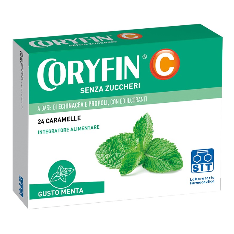 Coryfin C Integratore Gusto Mentolo 24 Caramelle