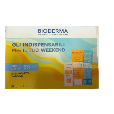 Bioderma travel kit i love the sun 2025 photoderm stick 8 g + photoderm lait ultra spf50+ 100 ml + photoderm gel creme apres soleil 100 ml