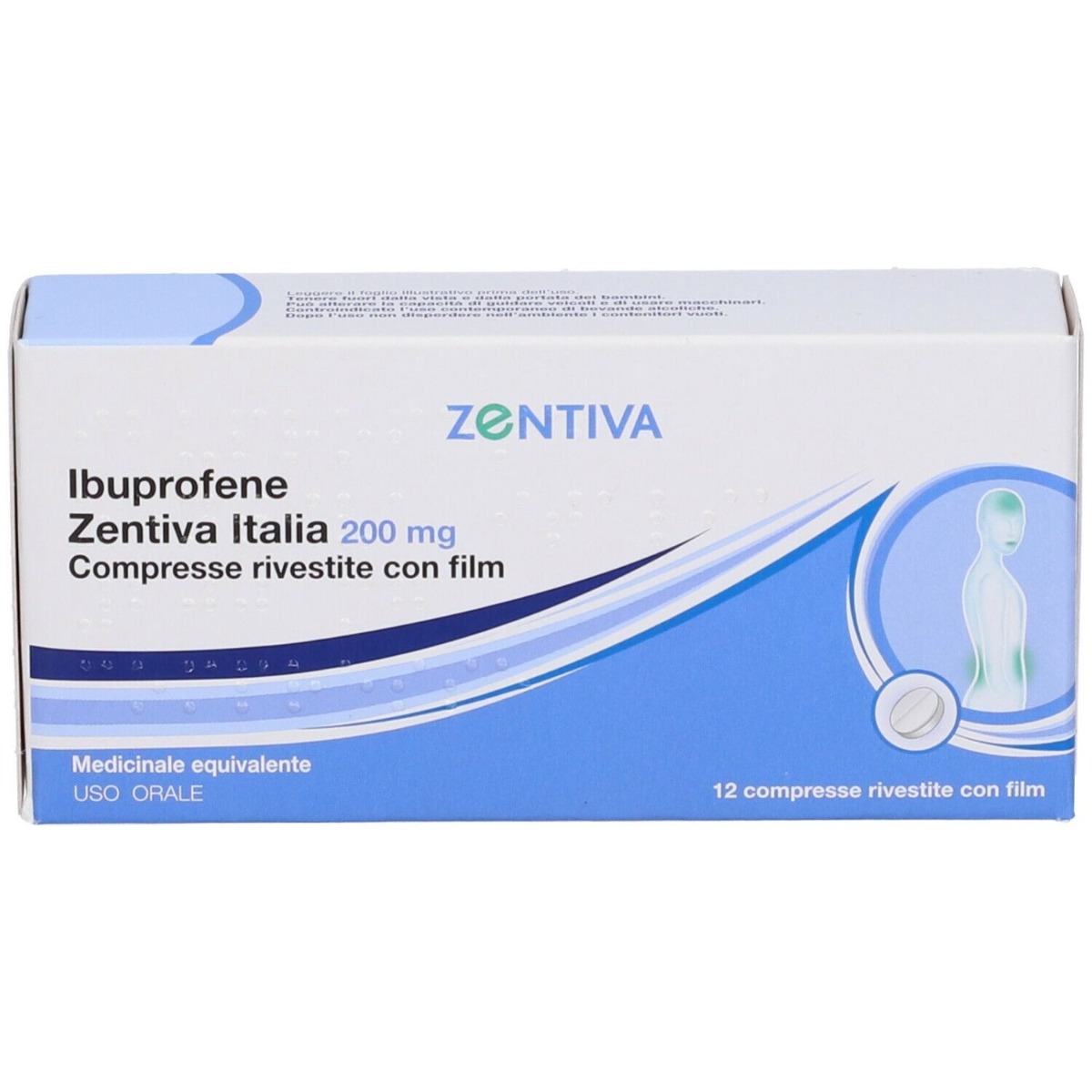 Ibuprofene Zentiva 200 mg Antinfiammatorio 12 Compresse