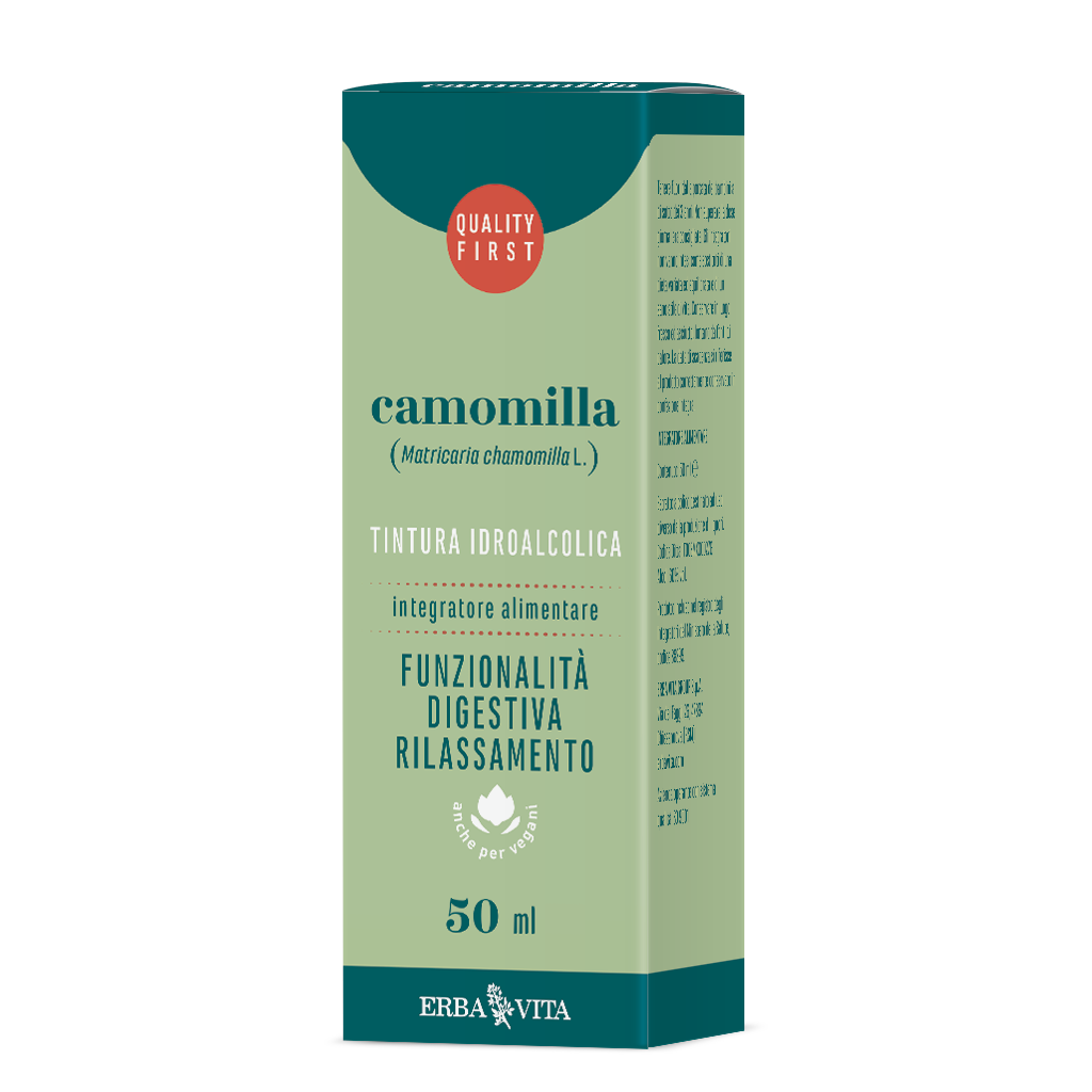 Camomilla Tintura Idroalcolica Erba Vita 50ml
