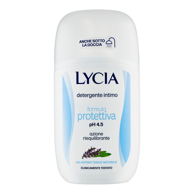 Lycia Detergente Intimo Formula Protettiva Ph 4.5 Con Antibatterico Naturale 200 ml