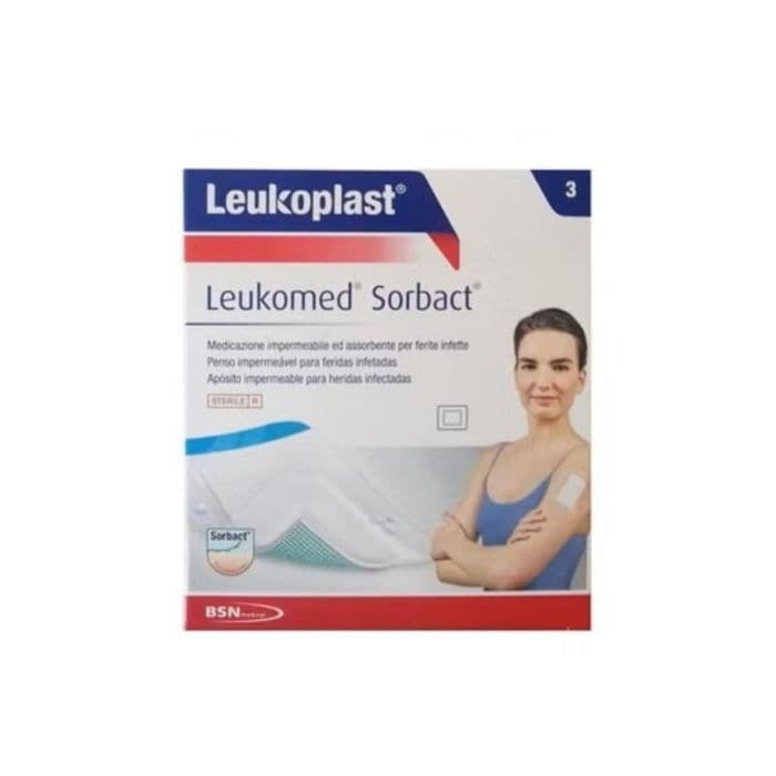 Leukomed Sorbact Medicazione 5x7,2 cm 3 Pezzi