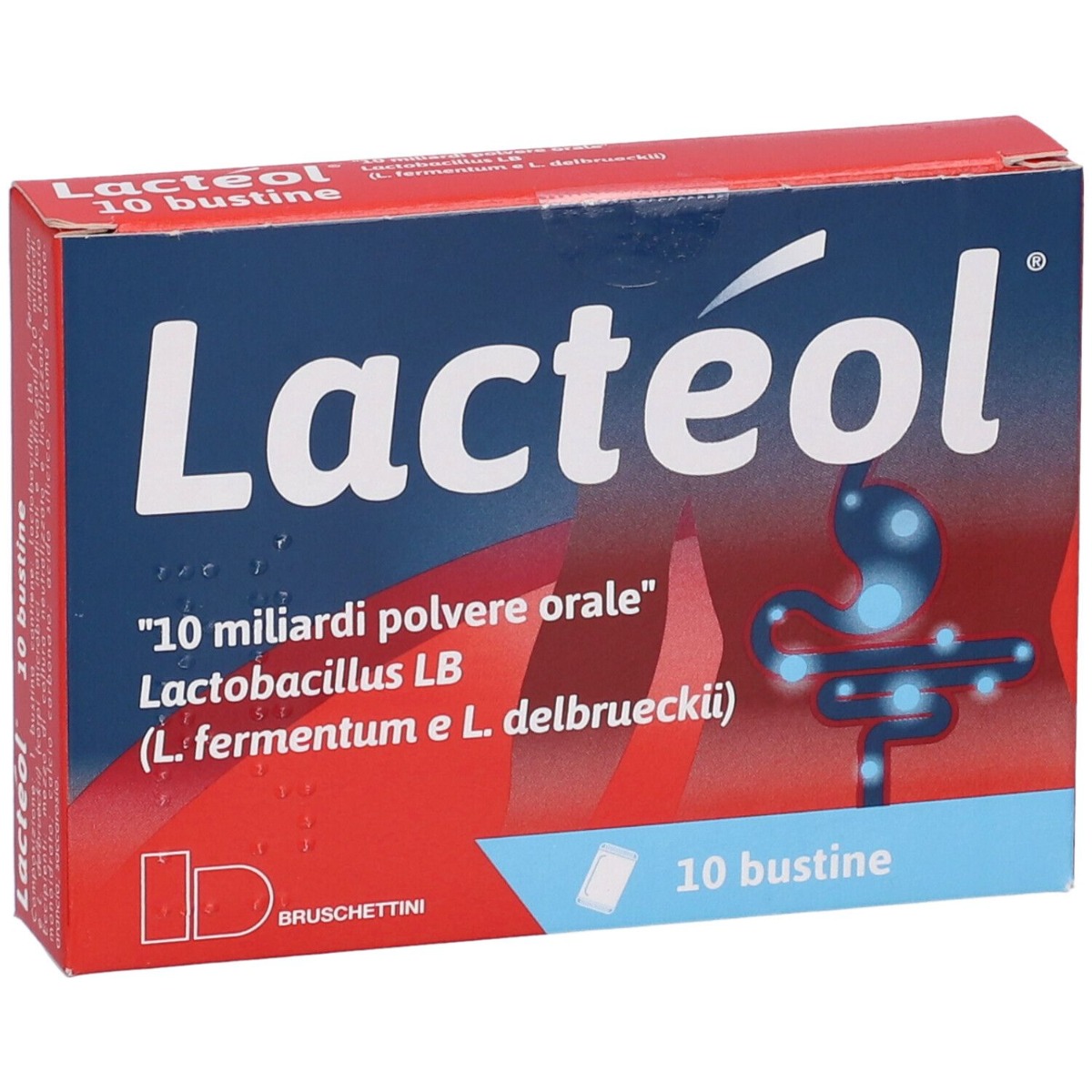 Lacteol Polvere Fermenti Lattici 10 miliardi Lactobacillus LB 10 Bustine