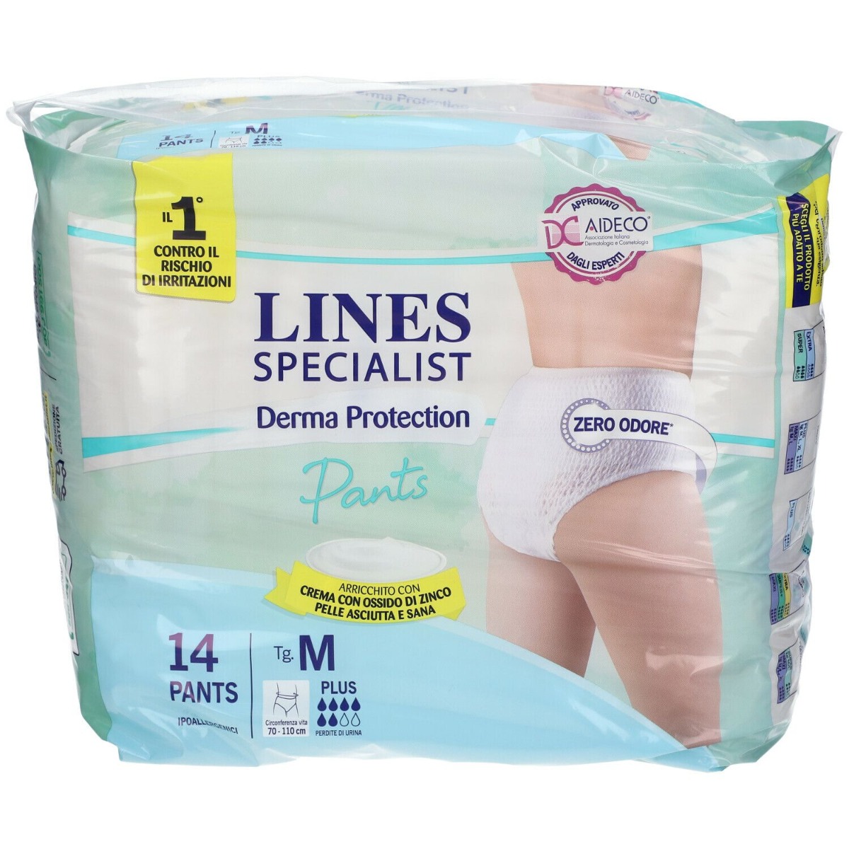 Lines Specialist Derma Protection Pants Plus taglia M 14 pezzi